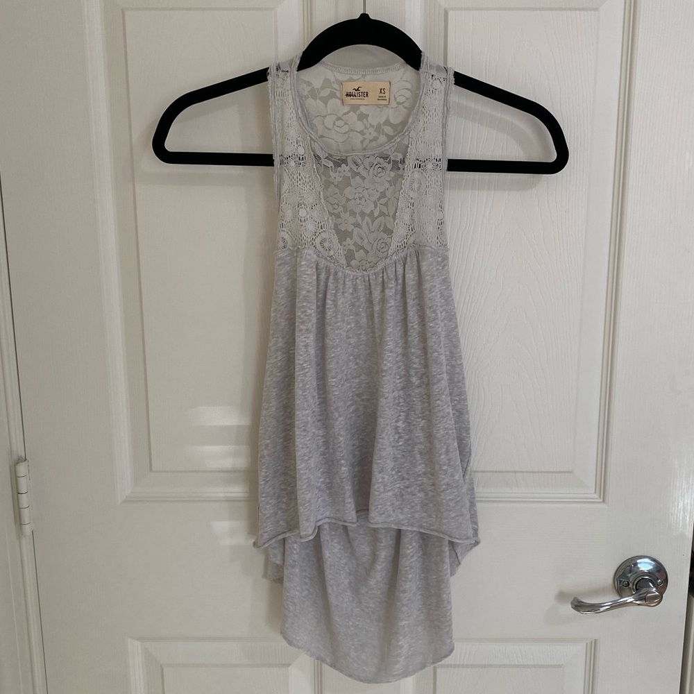 Hollister Lace High-Neck Blouse, XS - Item 0034